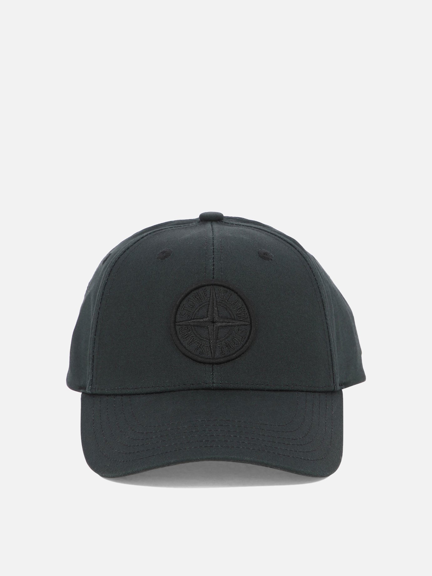 Baseball caps 100% cotton  Black - Stone Island Men | PDP | VIETTI Online Store | Zoom-Modal
