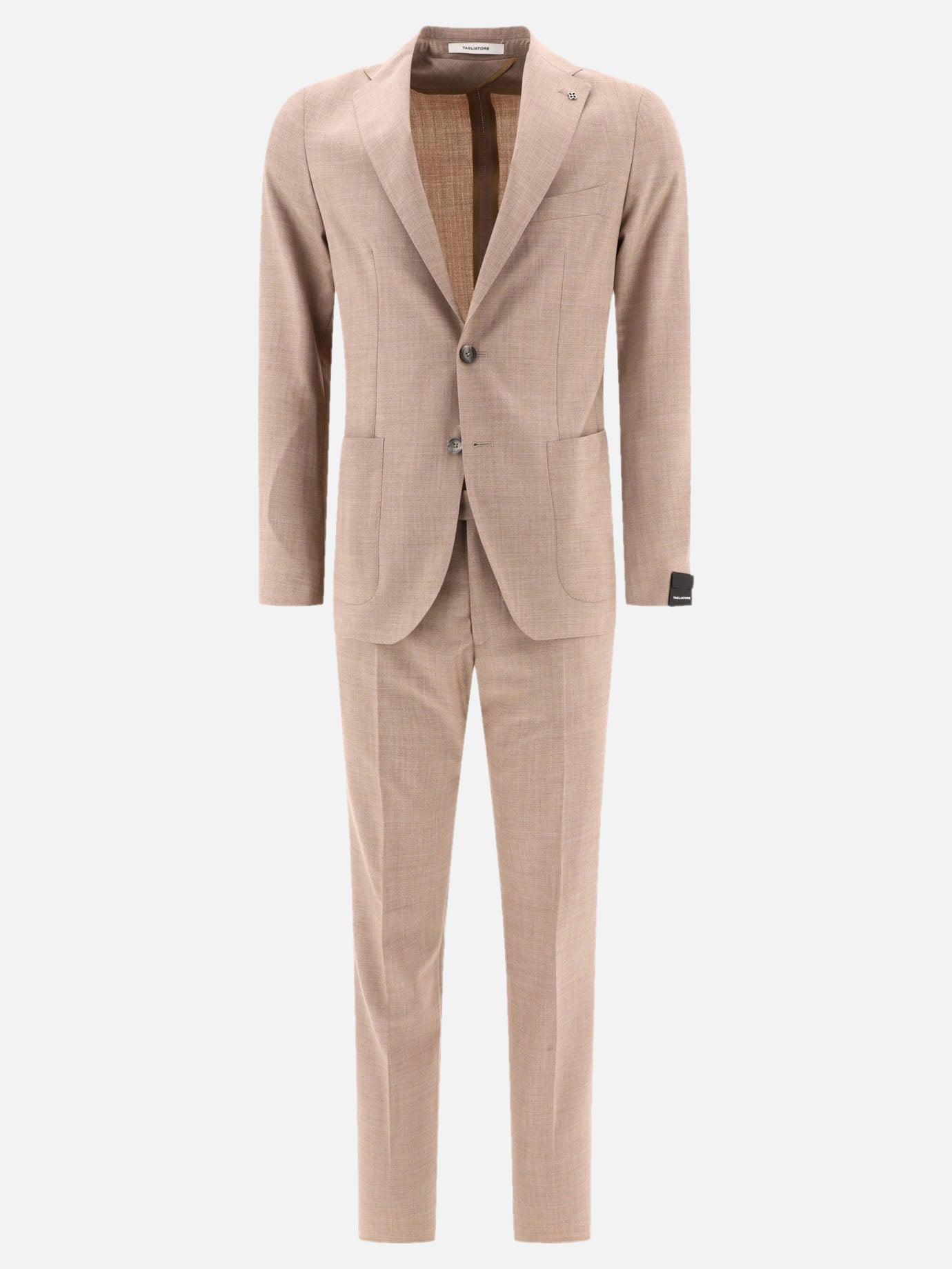 Single-breasted wool suit