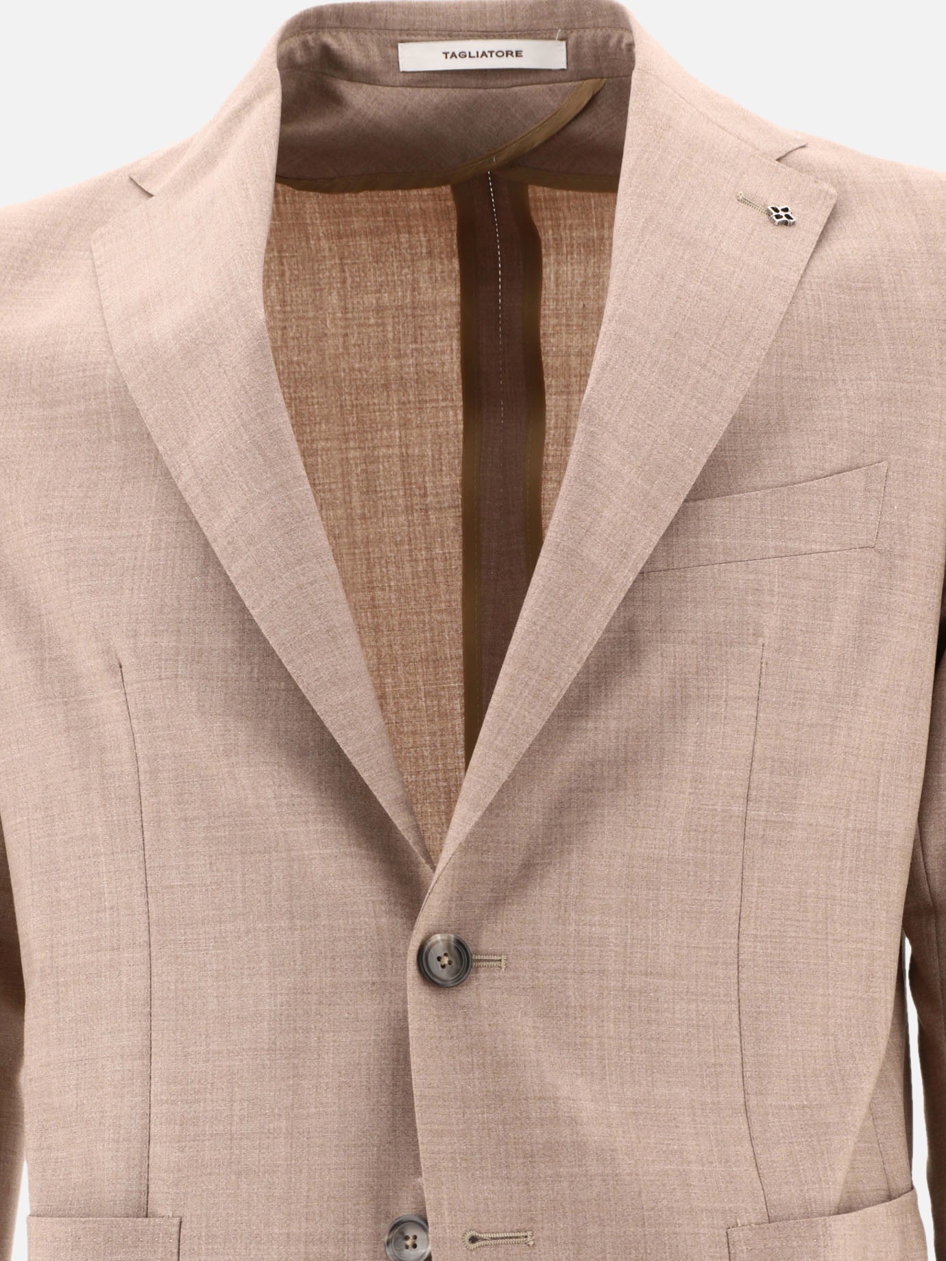 Single-breasted wool suit