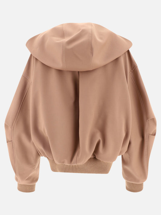 Bomber 100% virgin wool  Beige - The Attico Donna | PLP | VIETTI Online Store | 2
