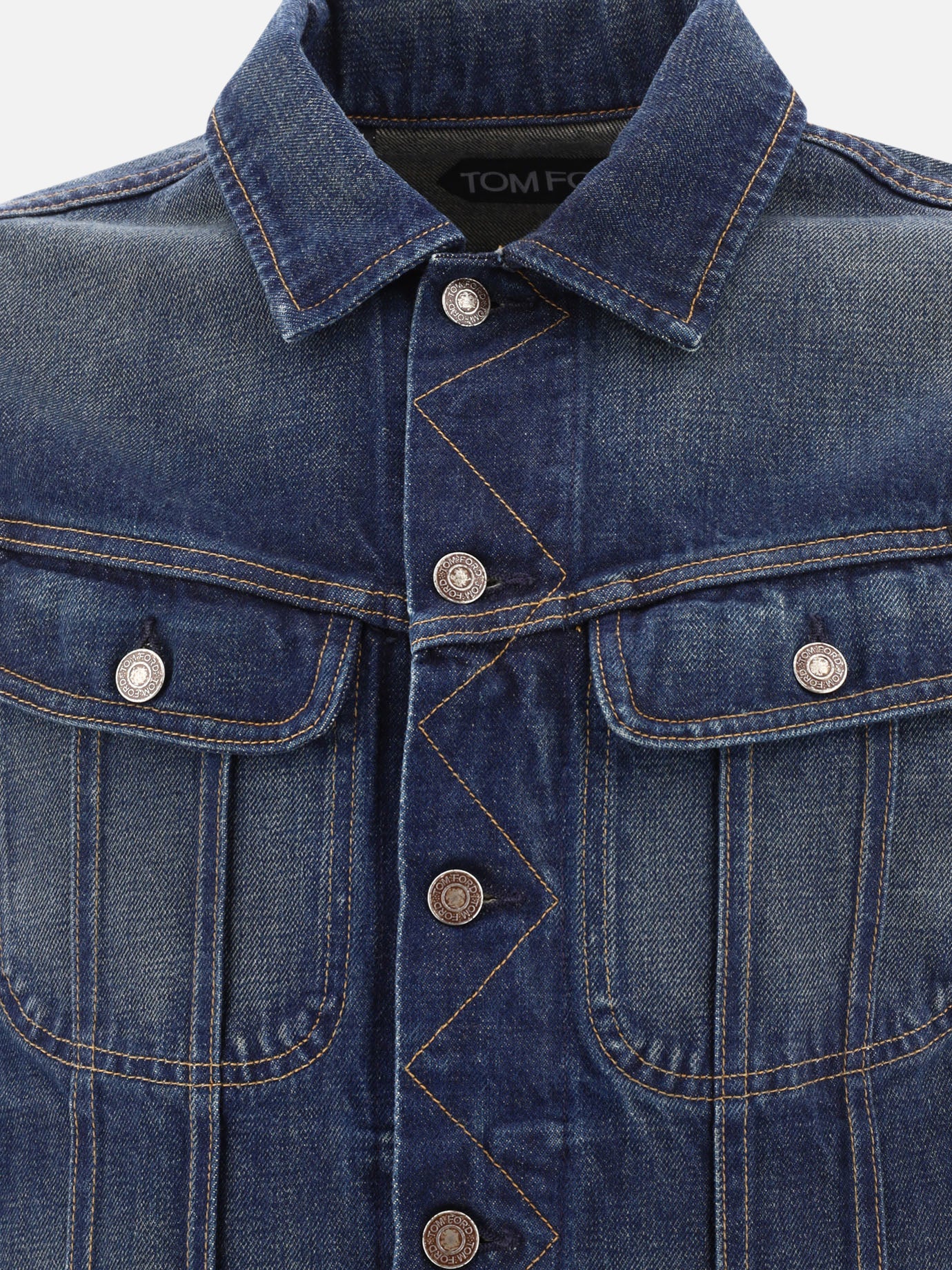 Giacche in denim 100% cotton  Blu - Tom Ford Uomo | PDP | VIETTI Online Store | Zoom-Modal_3
