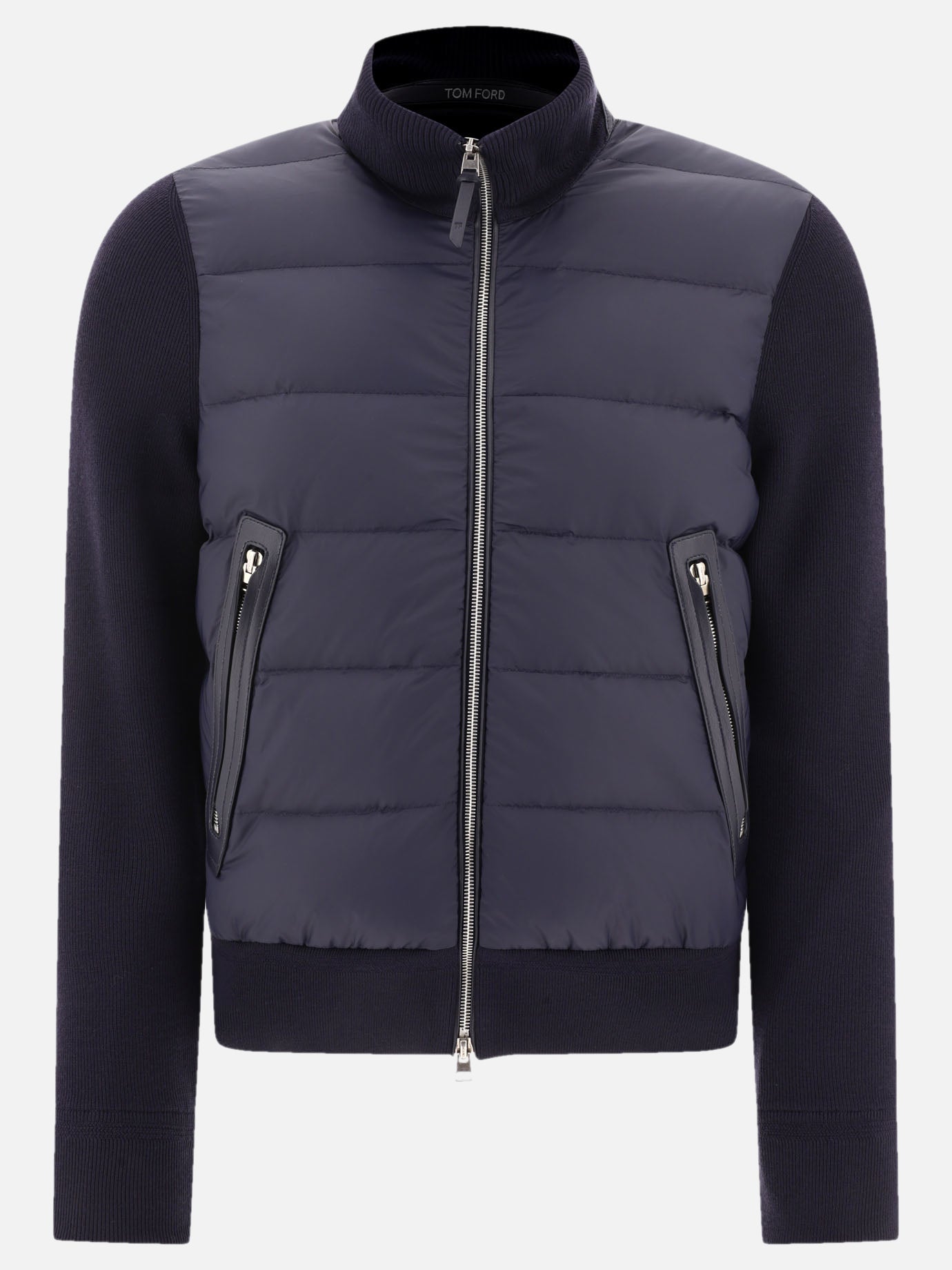 Piumini corti Solid colour  Blu - Tom Ford Uomo | PDP | VIETTI Online Store | Zoom-Modal
