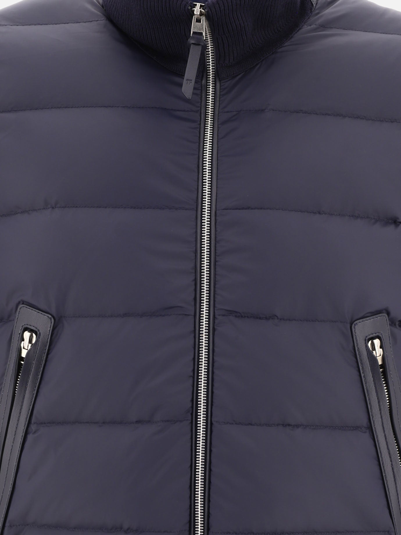 Piumini corti Solid colour  Blu - Tom Ford Uomo | PDP | VIETTI Online Store | thumbnail_3