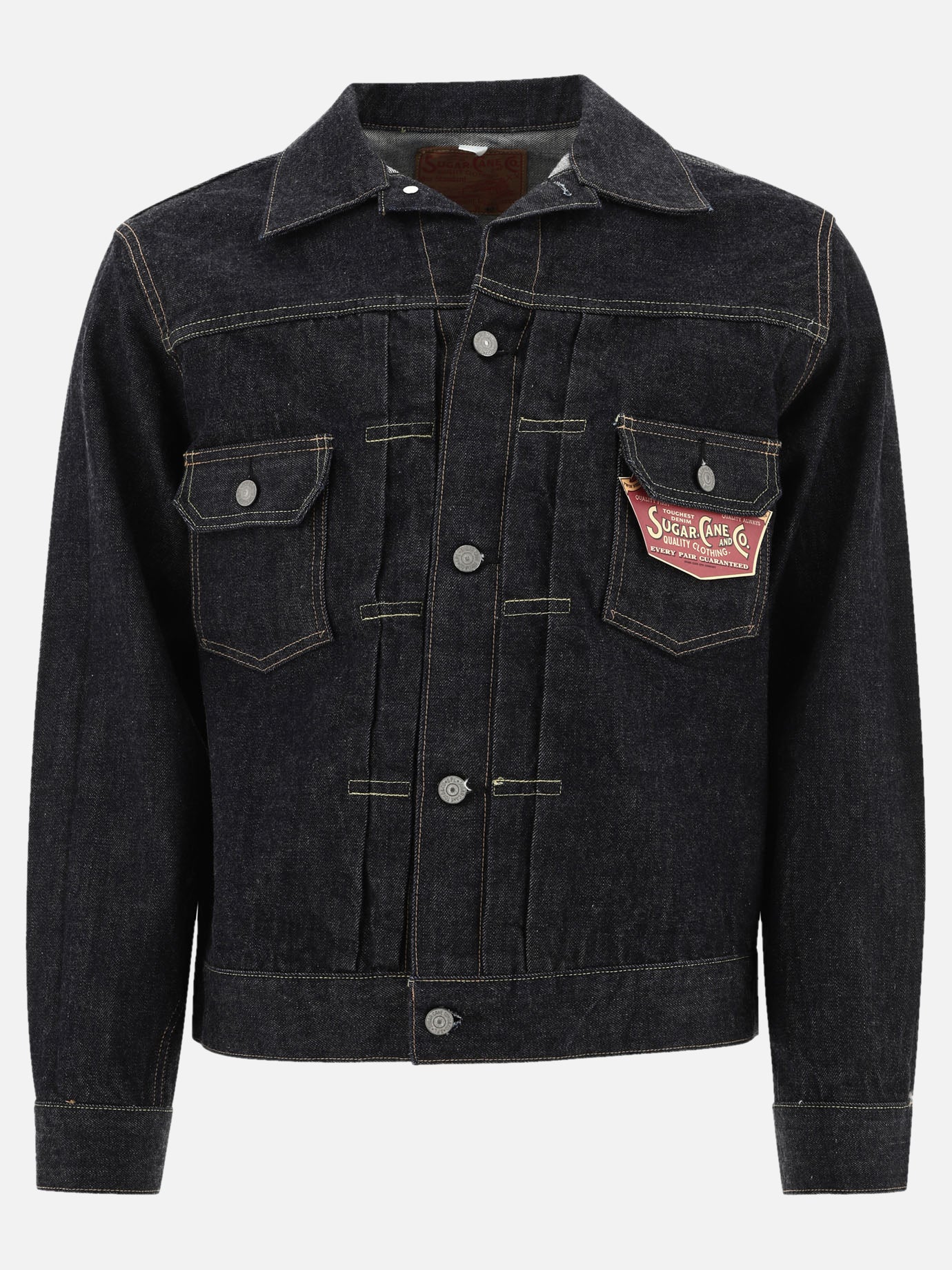 Giacche in denim Solid colour  Blu - Sugar Cane Uomo | PDP | VIETTI Online Store | thumbnail