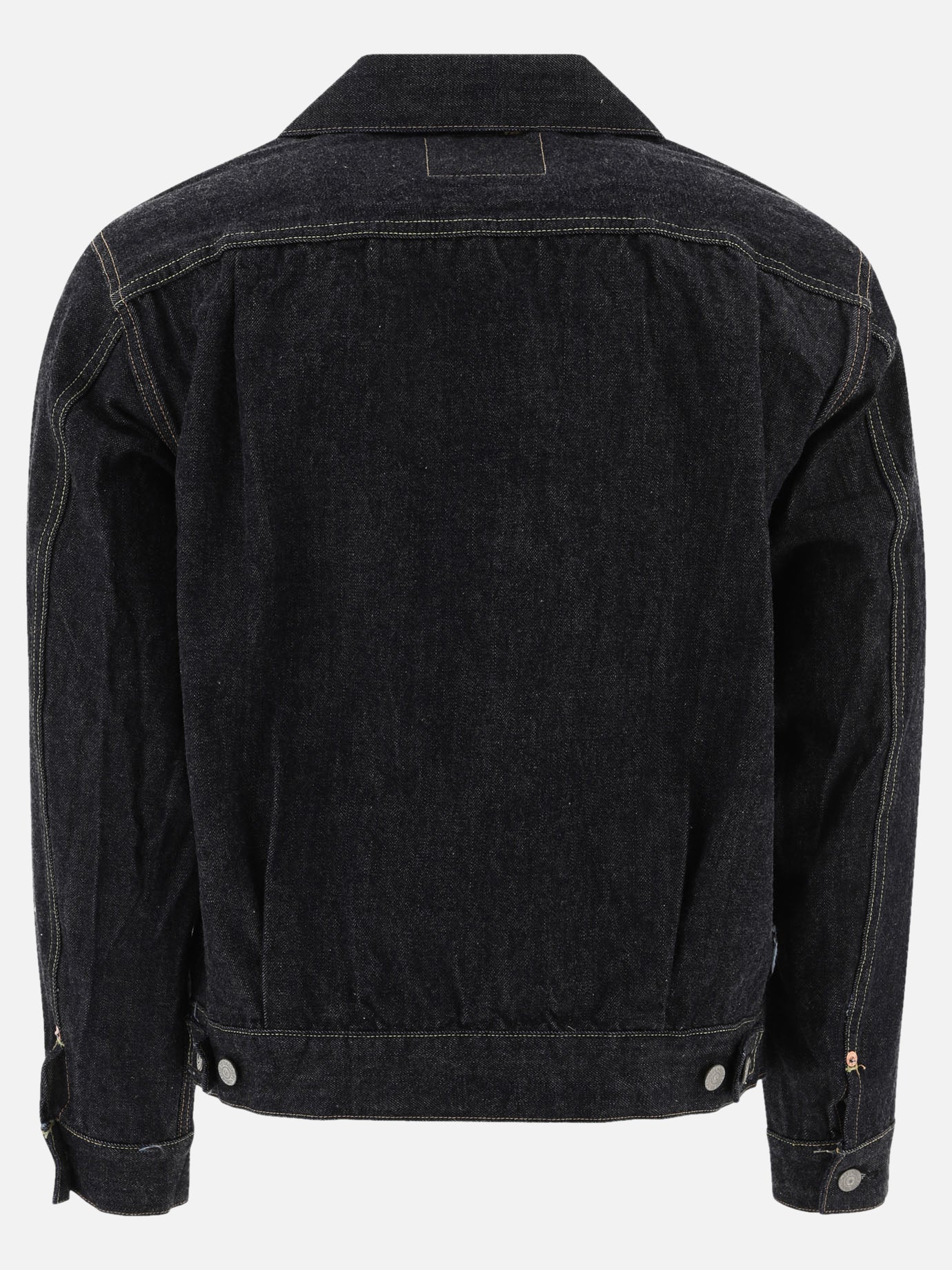 Giacche in denim Solid colour  Blu - Sugar Cane Uomo | PDP | VIETTI Online Store | thumbnail_2