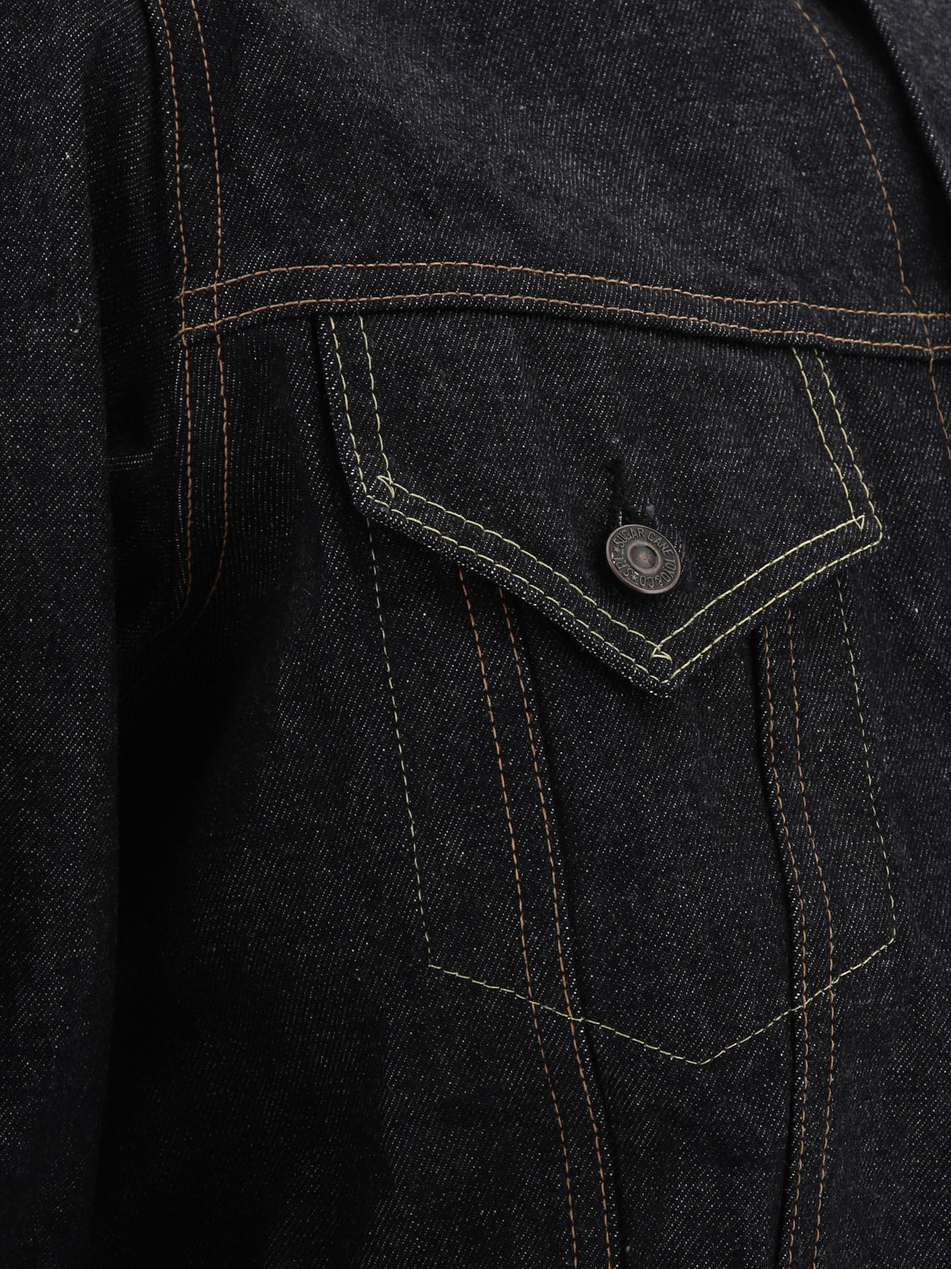 Giacche in denim Solid colour  Blu - Sugar Cane Uomo | PDP | VIETTI Online Store | thumbnail_4