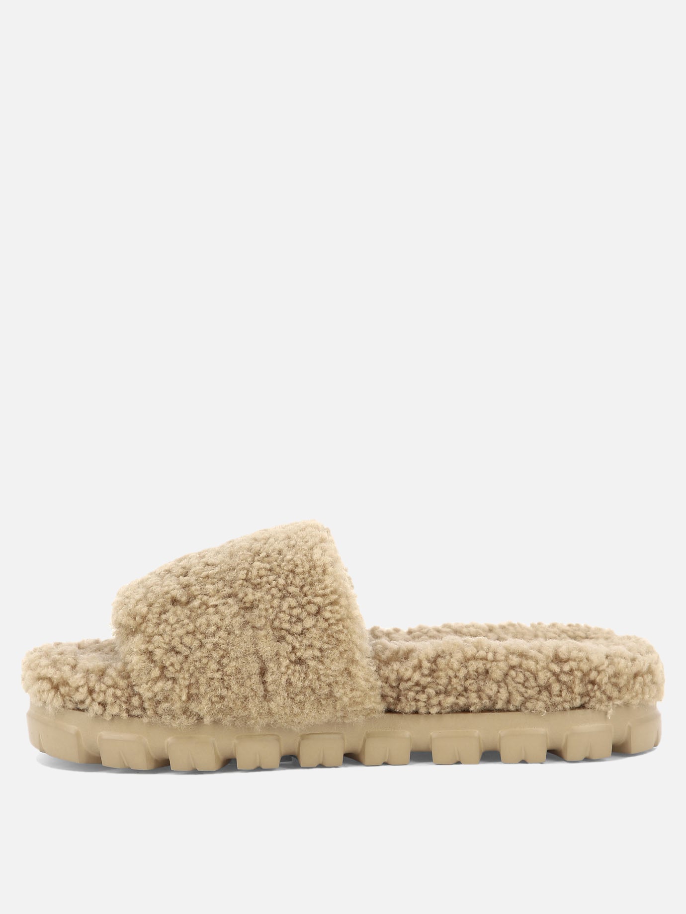 Flat sandals 100% shearling - 100% EVA  Beige - Ugg Women | PDP | VIETTI Online Store | Zoom-Modal_3
