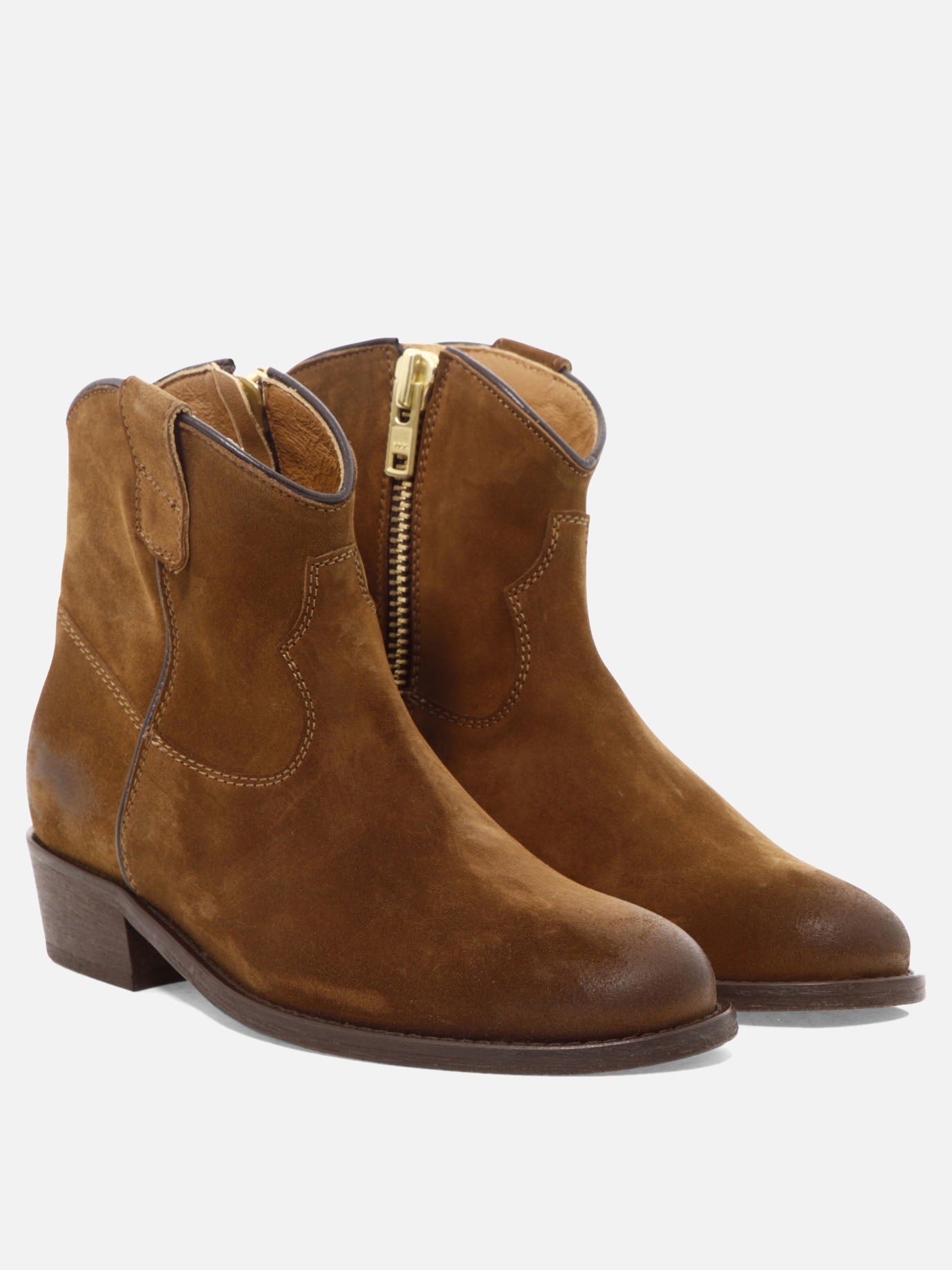 Cowboy 100% suede - 100% leather  Brown - Via Roma 15 Women | PDP | VIETTI Online Store | Zoom-Modal_2
