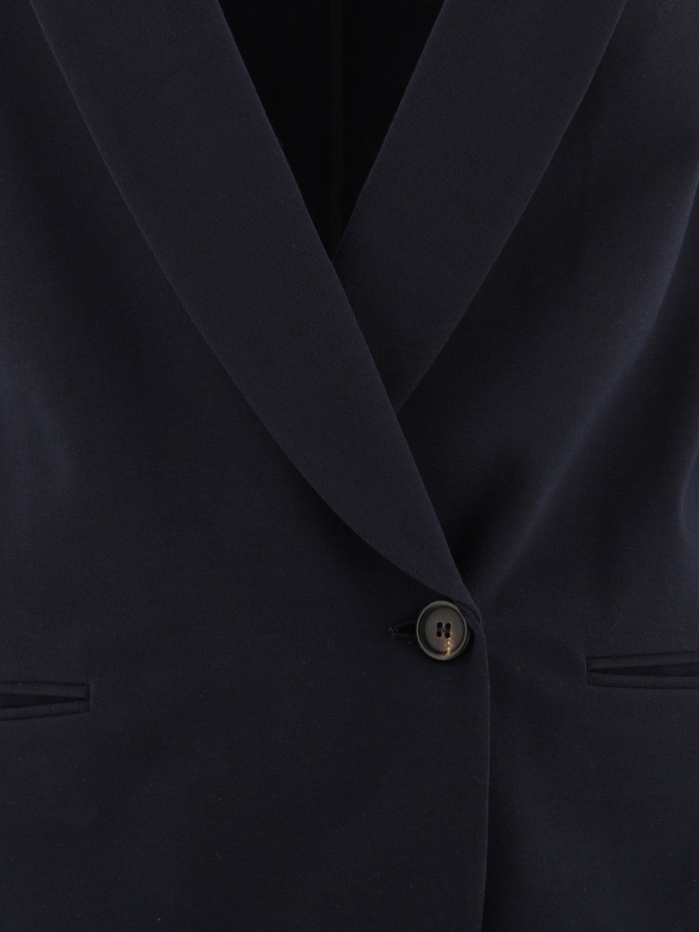 Blazer Solid colour  Blu - Brunello Cucinelli Donna | PDP | VIETTI Online Store | thumbnail_3