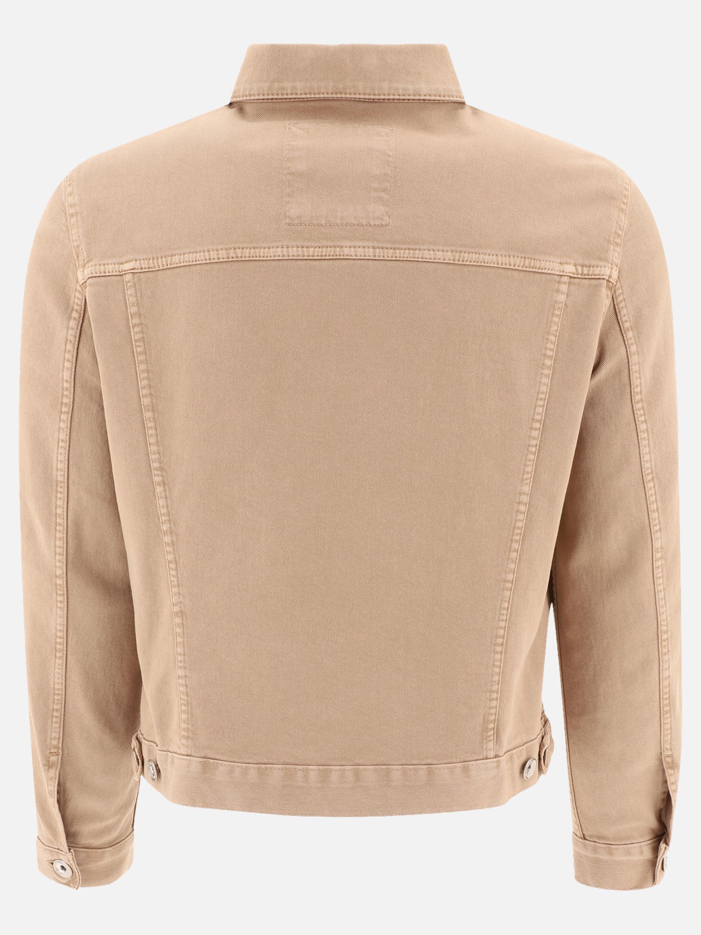 Giacche in denim Solid colour  Beige - Brunello Cucinelli Uomo | PDP | VIETTI Online Store | thumbnail_2