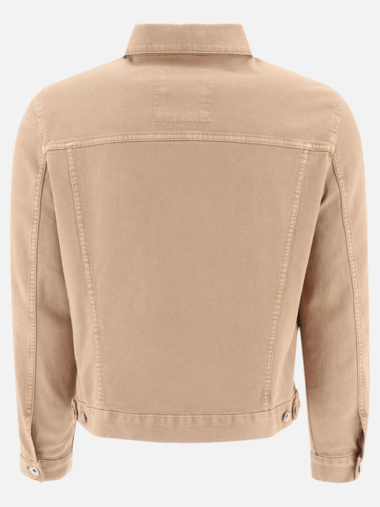 Giacche in denim Solid colour  Beige - Brunello Cucinelli Uomo | PLP | VIETTI Online Store | 2
