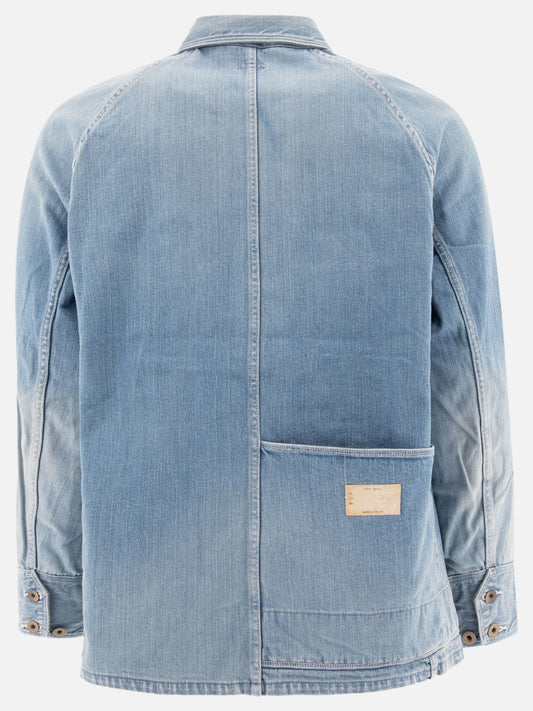 Giacche in denim Solid colour  Azzurro - KAPITAL Uomo | PLP | VIETTI Online Store | 2
