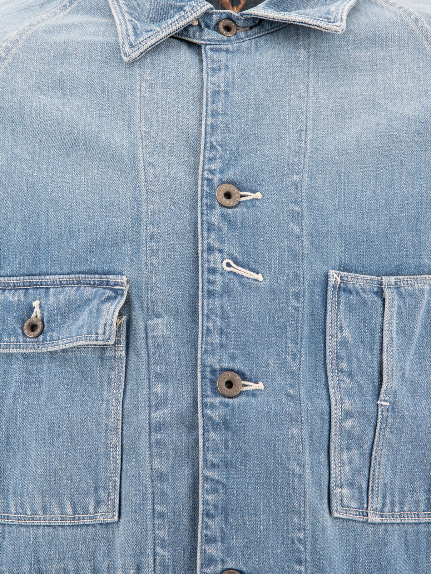 Giacche in denim Solid colour  Azzurro - KAPITAL Uomo | PDP | VIETTI Online Store | thumbnail_3