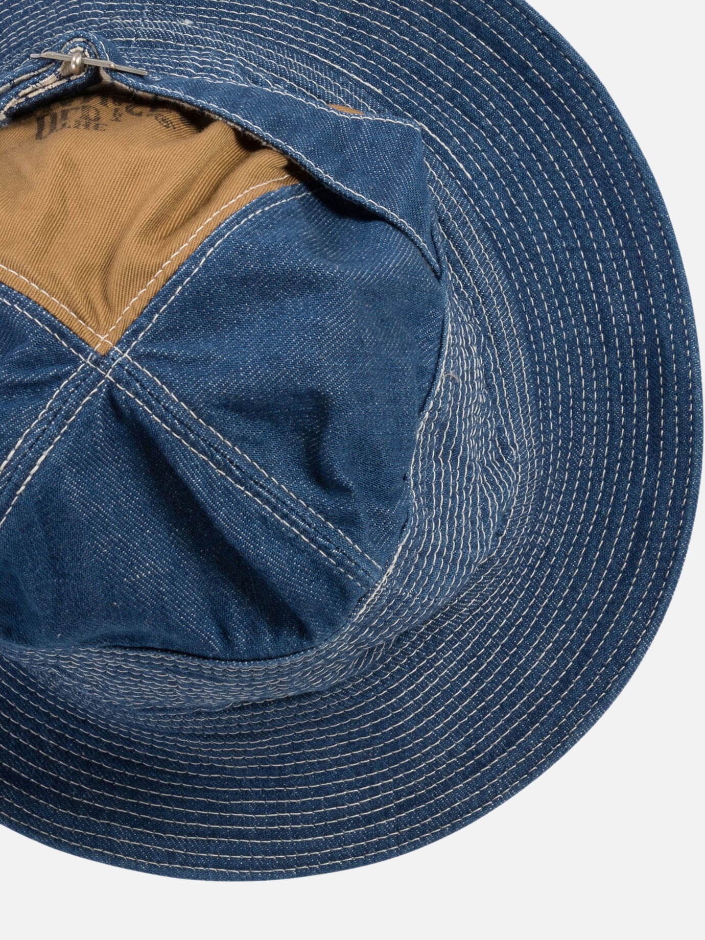 Bucket hats 100% cotton  Blue - KAPITAL Men | PDP | VIETTI Online Store | thumbnail_4
