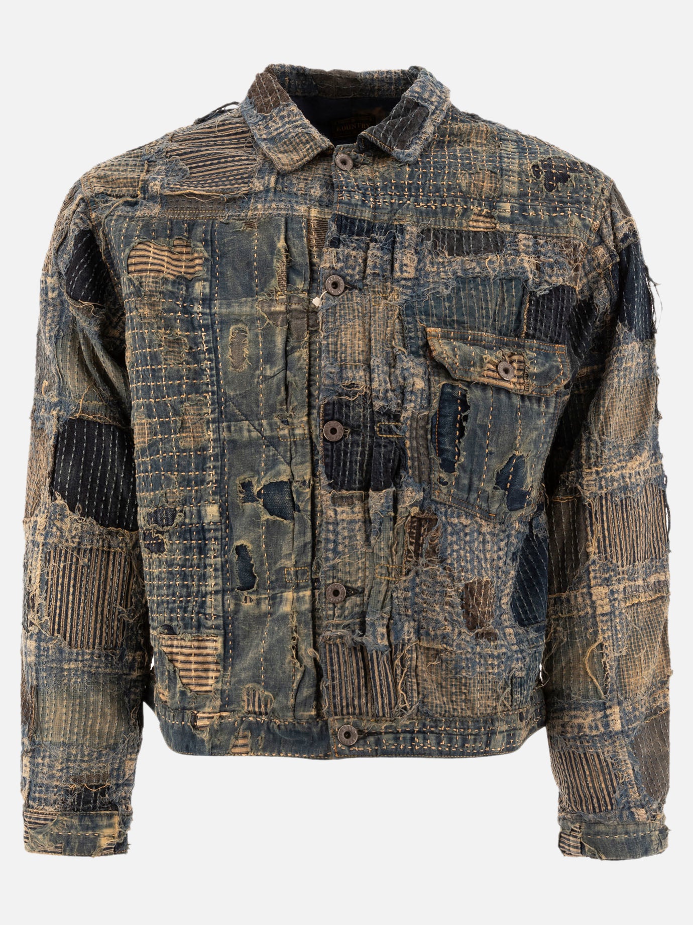 Giacche leggere & Trapuntate Solid colour  Blu - KAPITAL Uomo | PDP | VIETTI Online Store | thumbnail