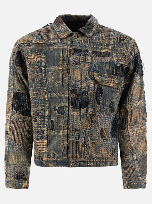 Giacche leggere & Trapuntate Solid colour  Blu - KAPITAL Uomo | PLP | VIETTI Online Store | 2

