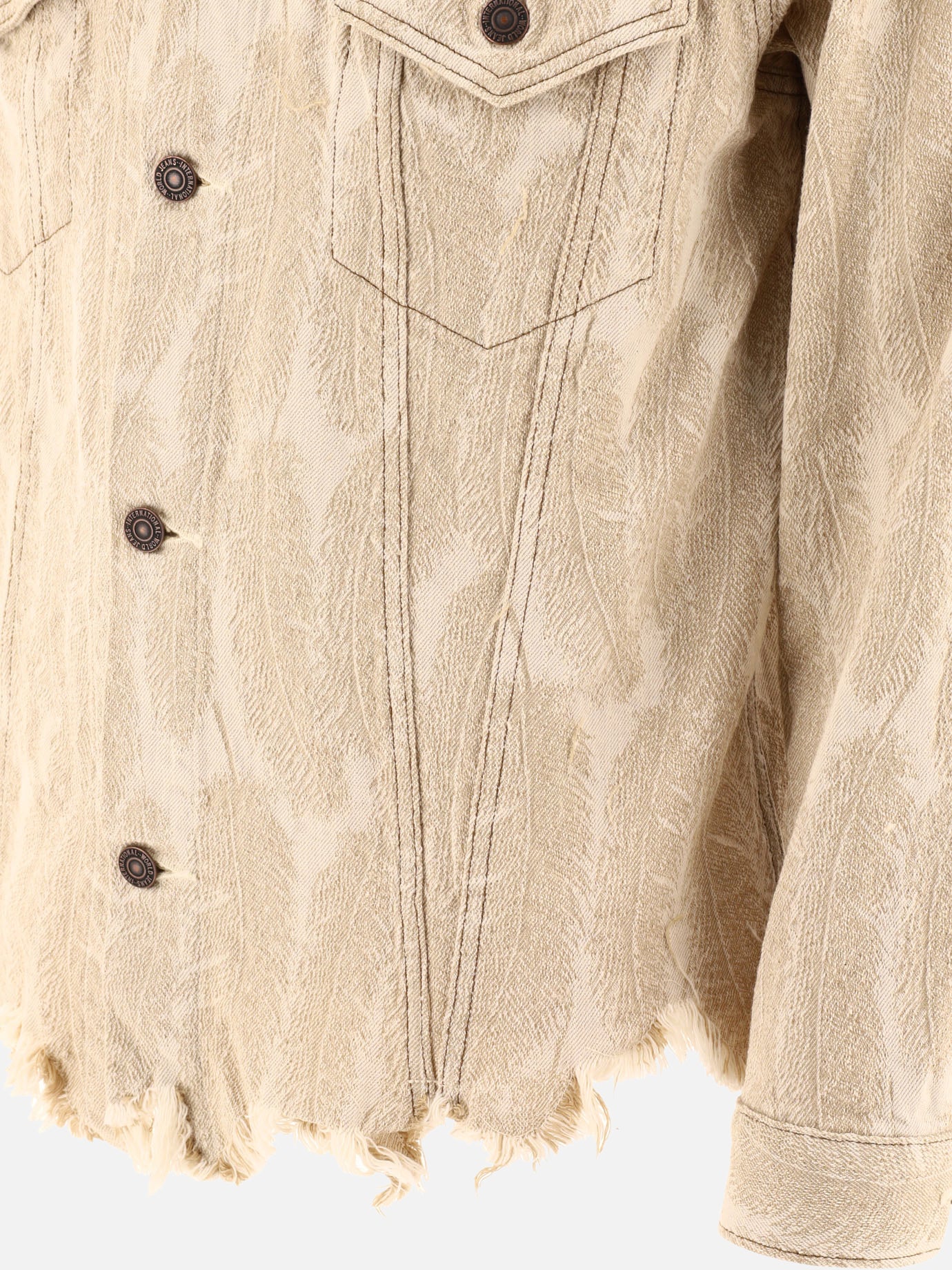 Giacche in denim Print  Beige - KAPITAL Uomo | PDP | VIETTI Online Store | thumbnail_4