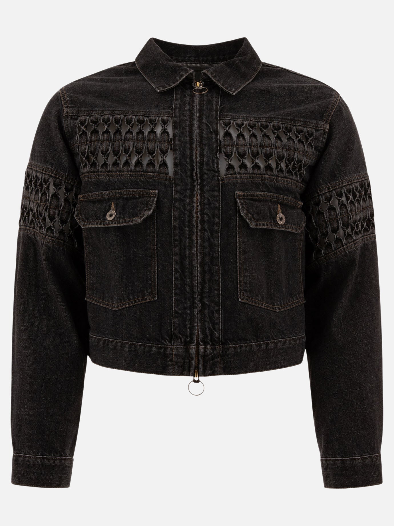 Giacche in denim Solid colour  Nero - KAPITAL Uomo | PDP | VIETTI Online Store | Zoom-Modal

