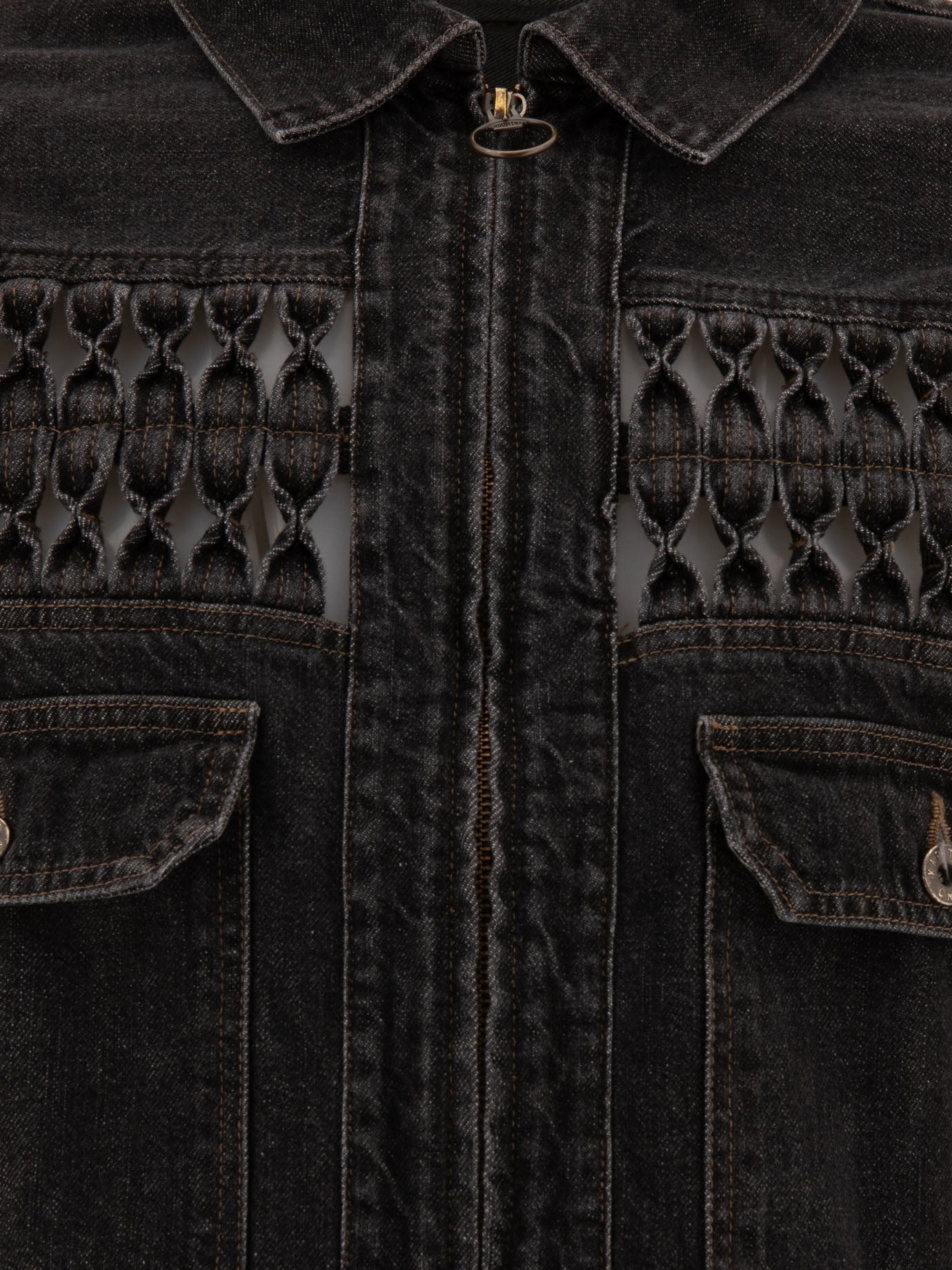 Giacche in denim Solid colour  Nero - KAPITAL Uomo | PDP | VIETTI Online Store | thumbnail_3
