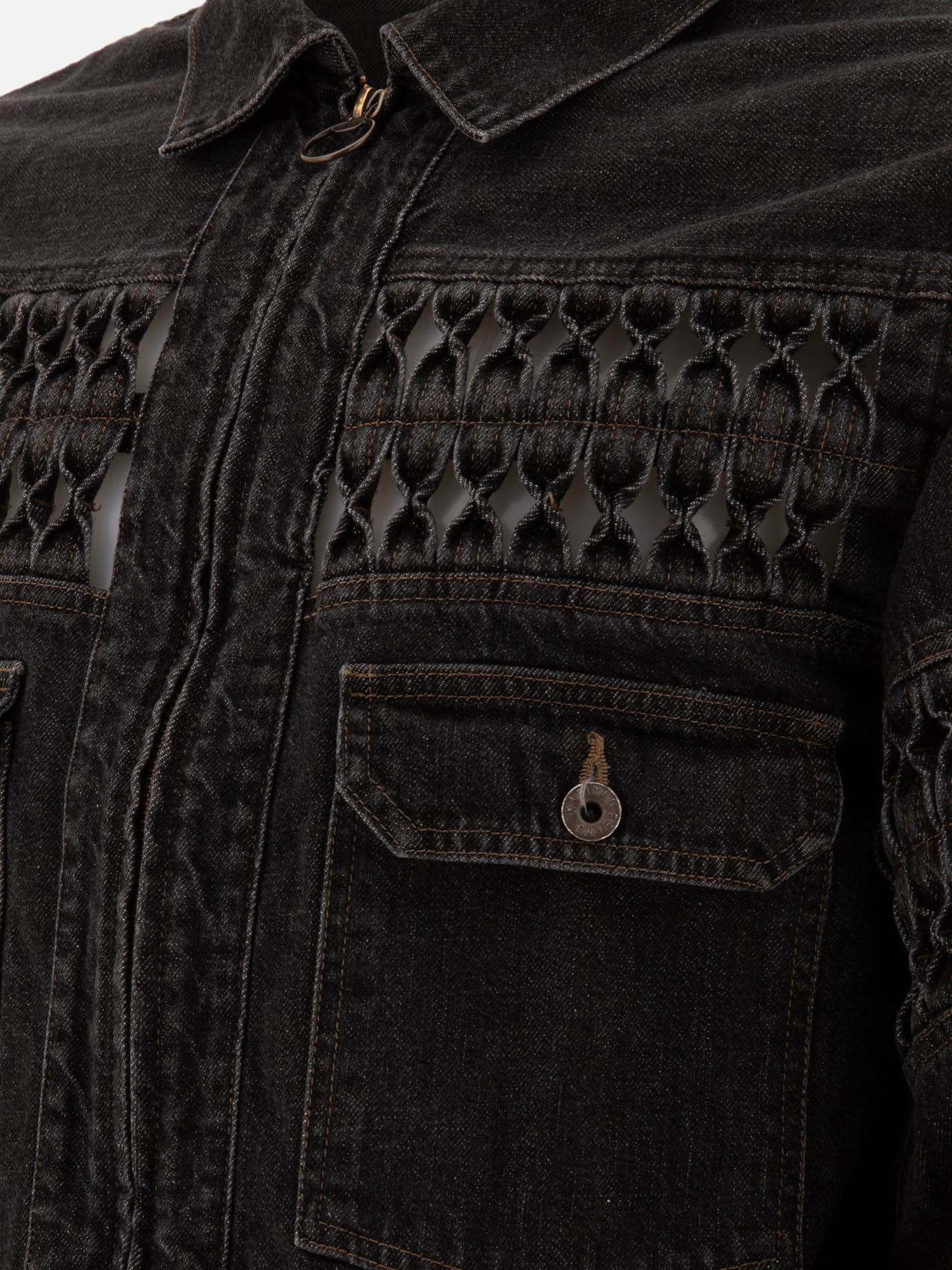 Giacche in denim Solid colour  Nero - KAPITAL Uomo | PDP | VIETTI Online Store | Zoom-Modal_4
