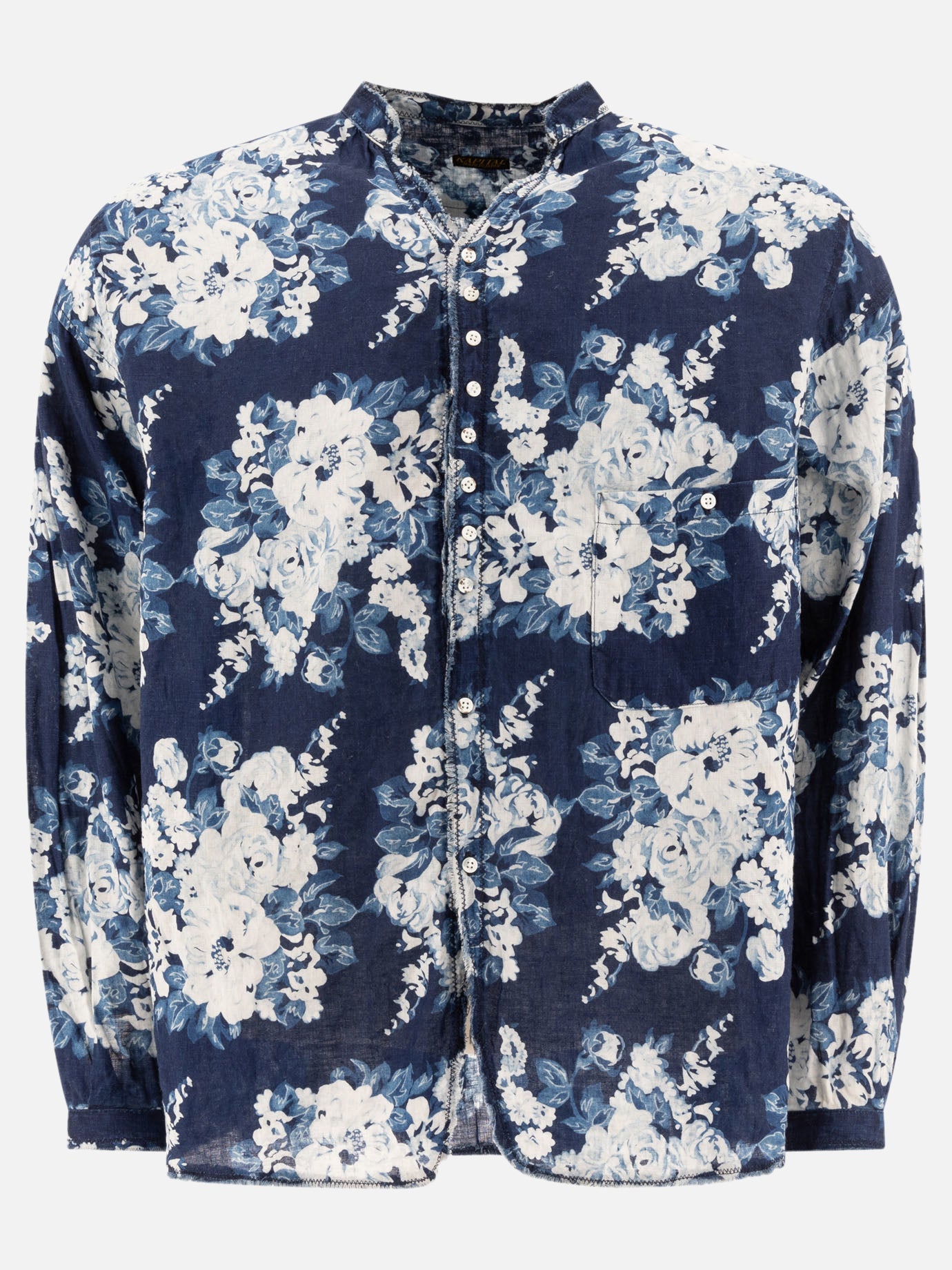 KAPITAL "Champetre Discharge" shirt Blue