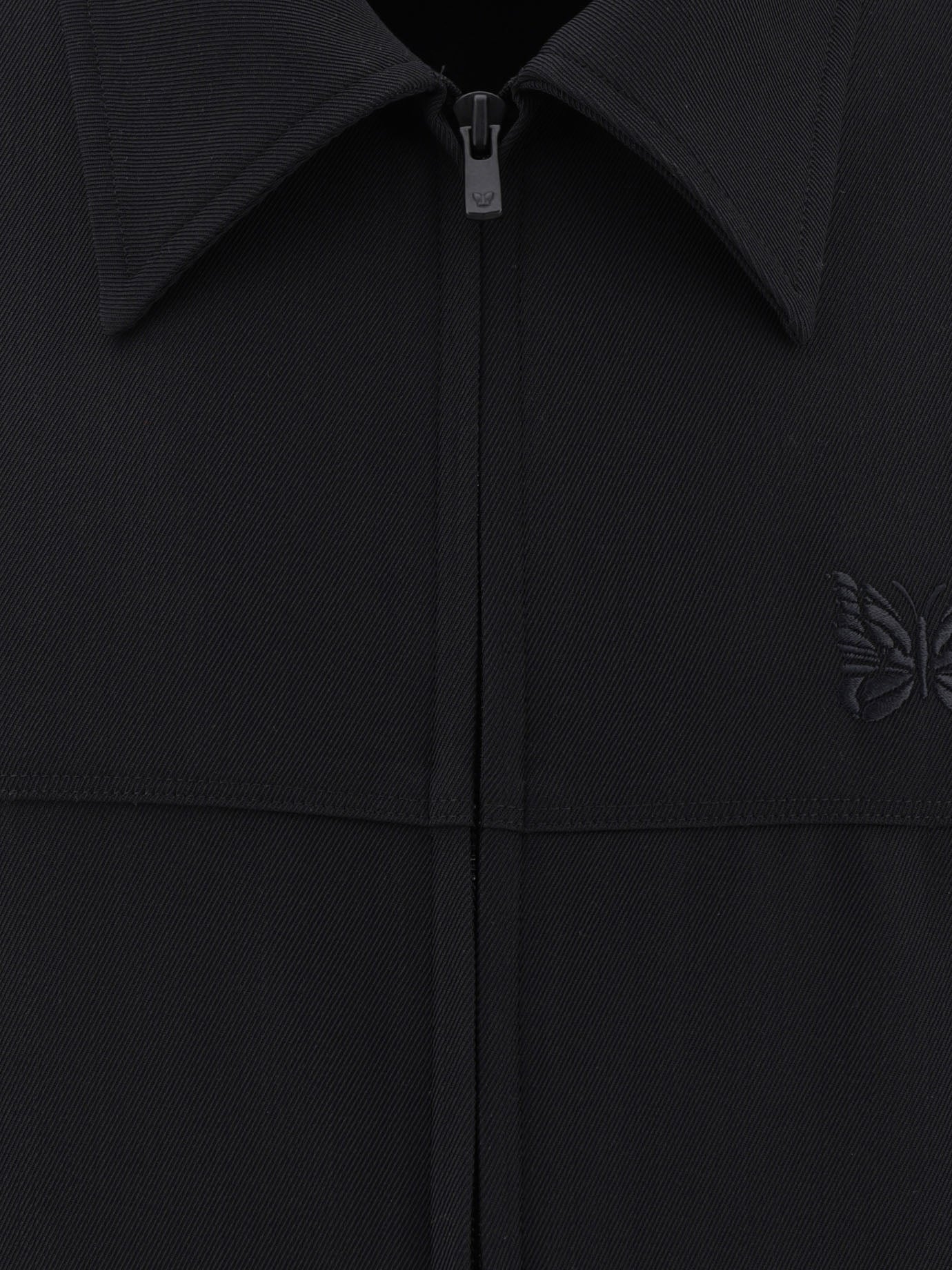 Overshirt jackets Solid colour  Black - Needles Men | PDP | VIETTI Online Store | thumbnail_3