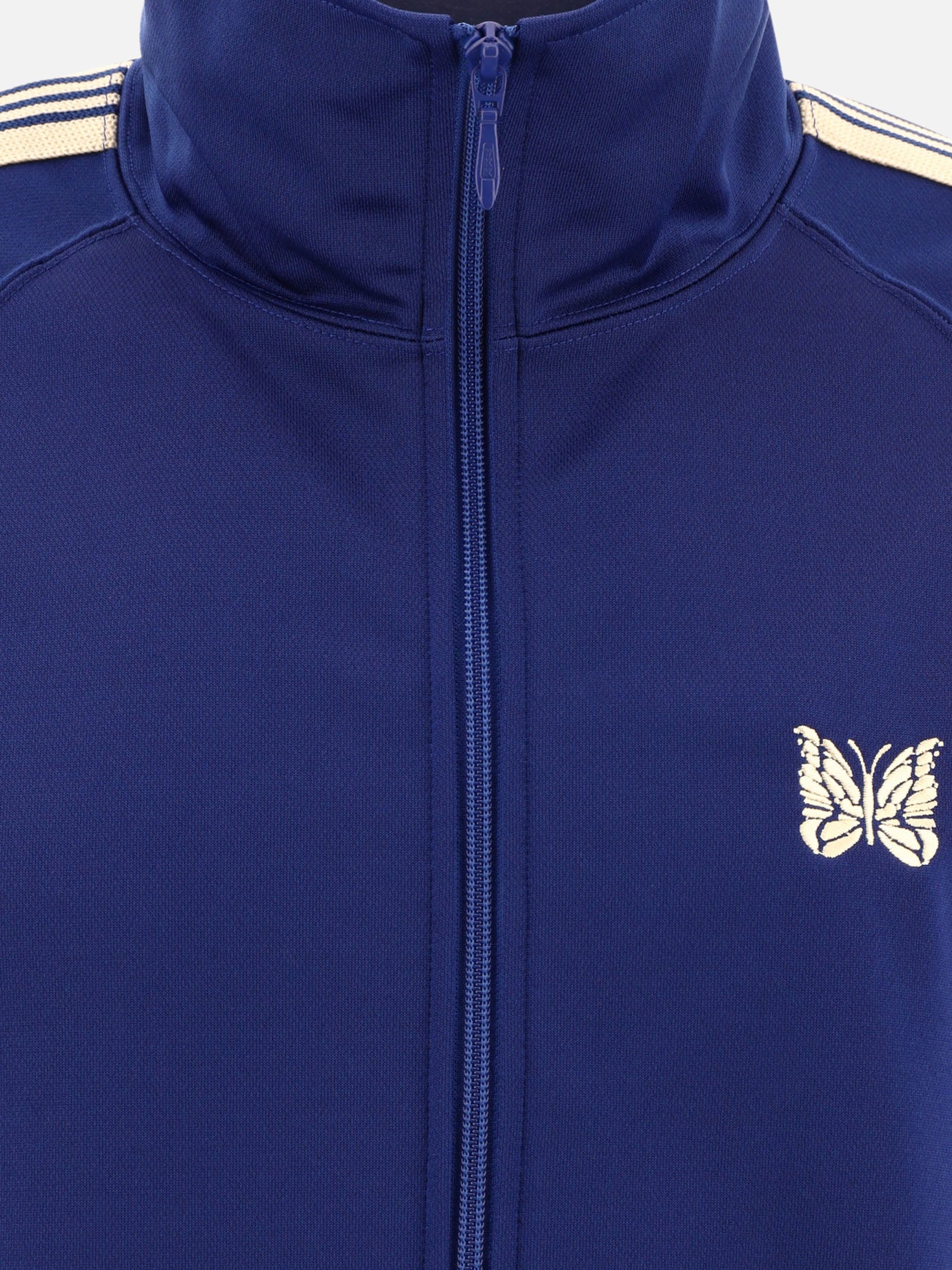 Needles "Track" zippered sweatshirt Blue