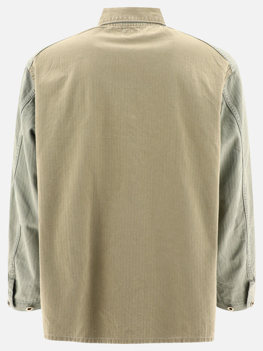 Overshirt jackets Solid colour  Green - OrSlow Men | PLP | VIETTI Online Store | 2
