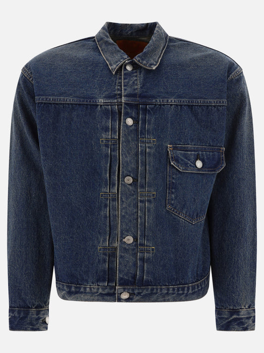 Giacche in denim Solid colour  Blu - OrSlow Uomo | PLP | VIETTI Online Store 
