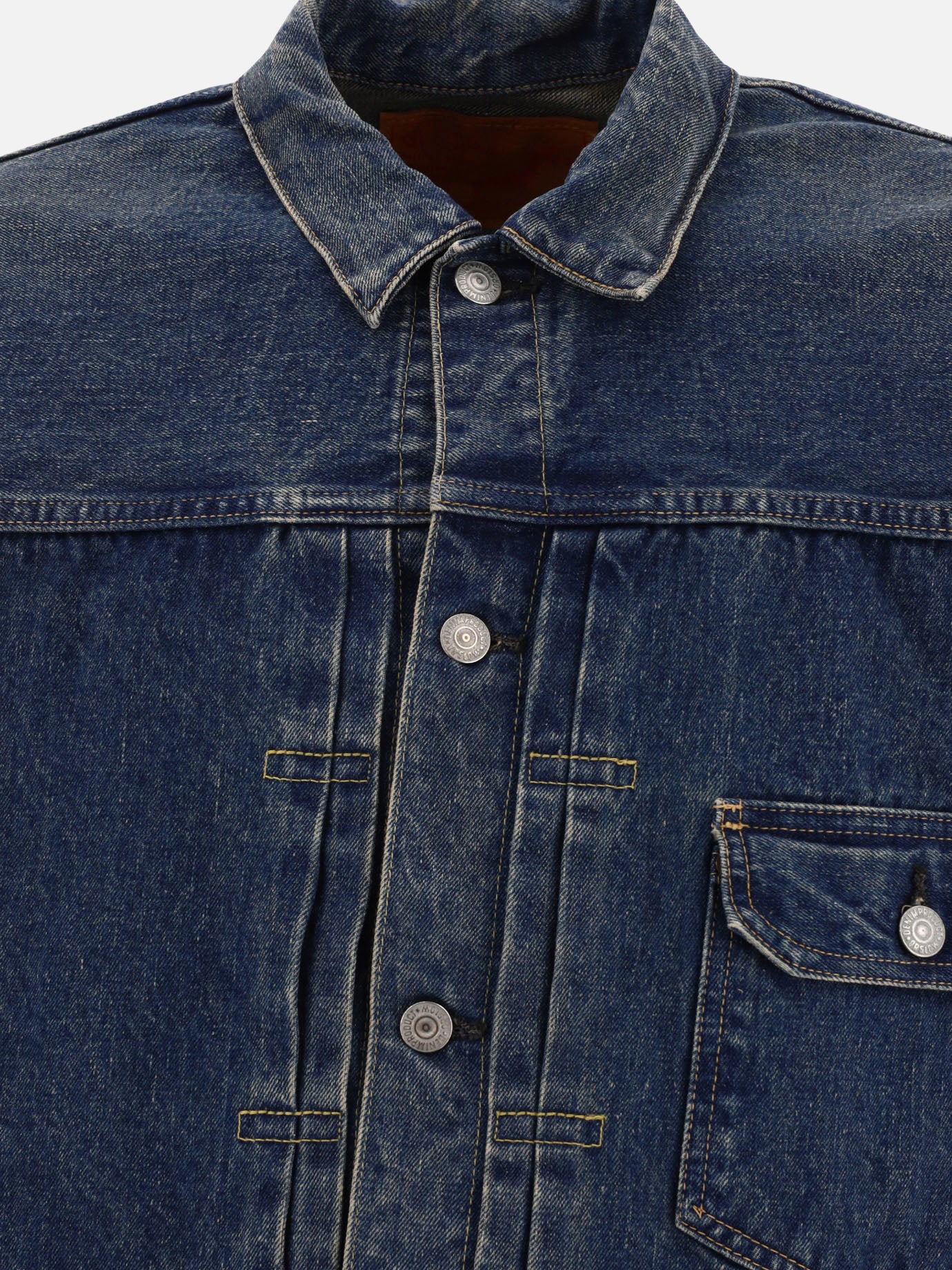 Giacche in denim Solid colour  Blu - OrSlow Uomo | PDP | VIETTI Online Store | thumbnail_3