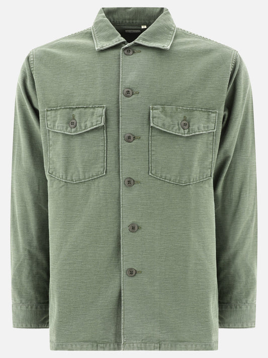 Overshirt jackets Solid colour  Green - OrSlow Men | PLP | VIETTI Online Store 
