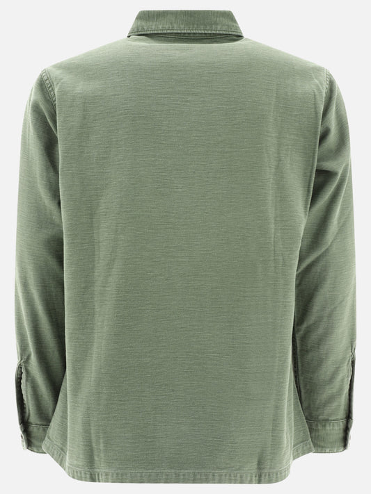 Overshirt jackets Solid colour  Green - OrSlow Men | PLP | VIETTI Online Store | 2

