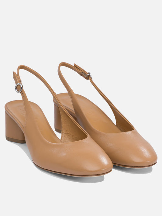Slingback 100% nappa leather - 100% cow leather  Beige - Aeyde Donna | PLP | VIETTI Online Store | 2
