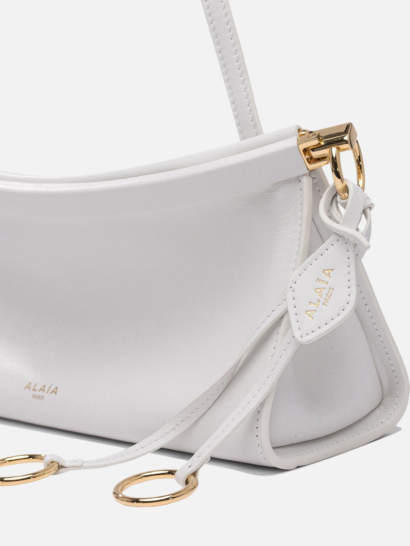 Alaïa Borsa a spalla &quot;Le Click East West&quot; 16045962_UNI White thumbnail_4