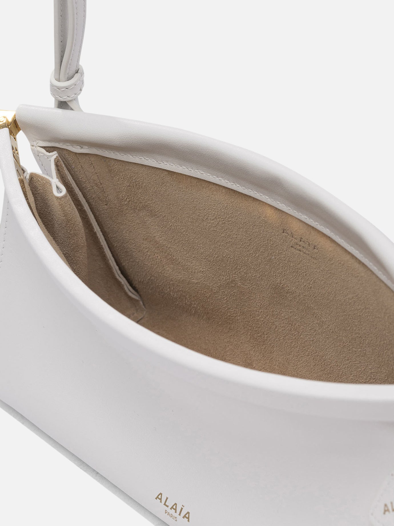 Alaïa "Le Click East West" shoulder bag White