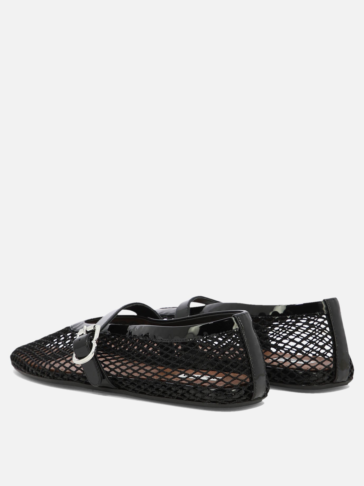 Alaïa Ballerine in rete 10066268_37 Black thumbnail_4
