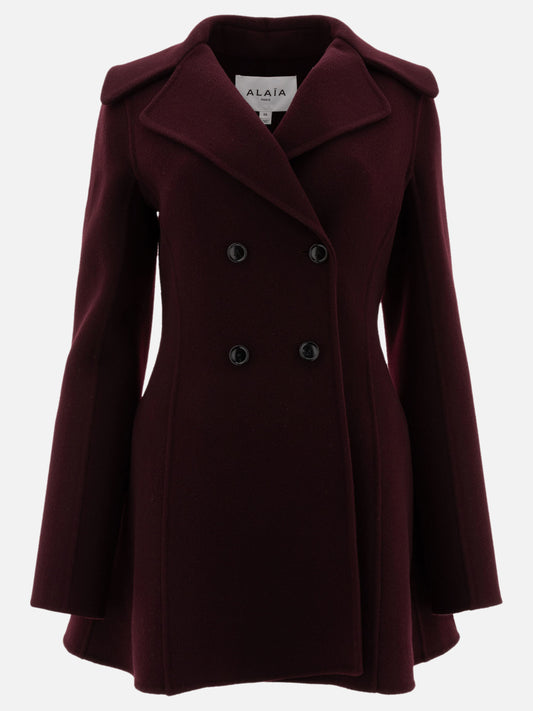 Cappotti corti Solid colour  Bordeaux - Alaïa Donna | PDP | VIETTI Online Store 
