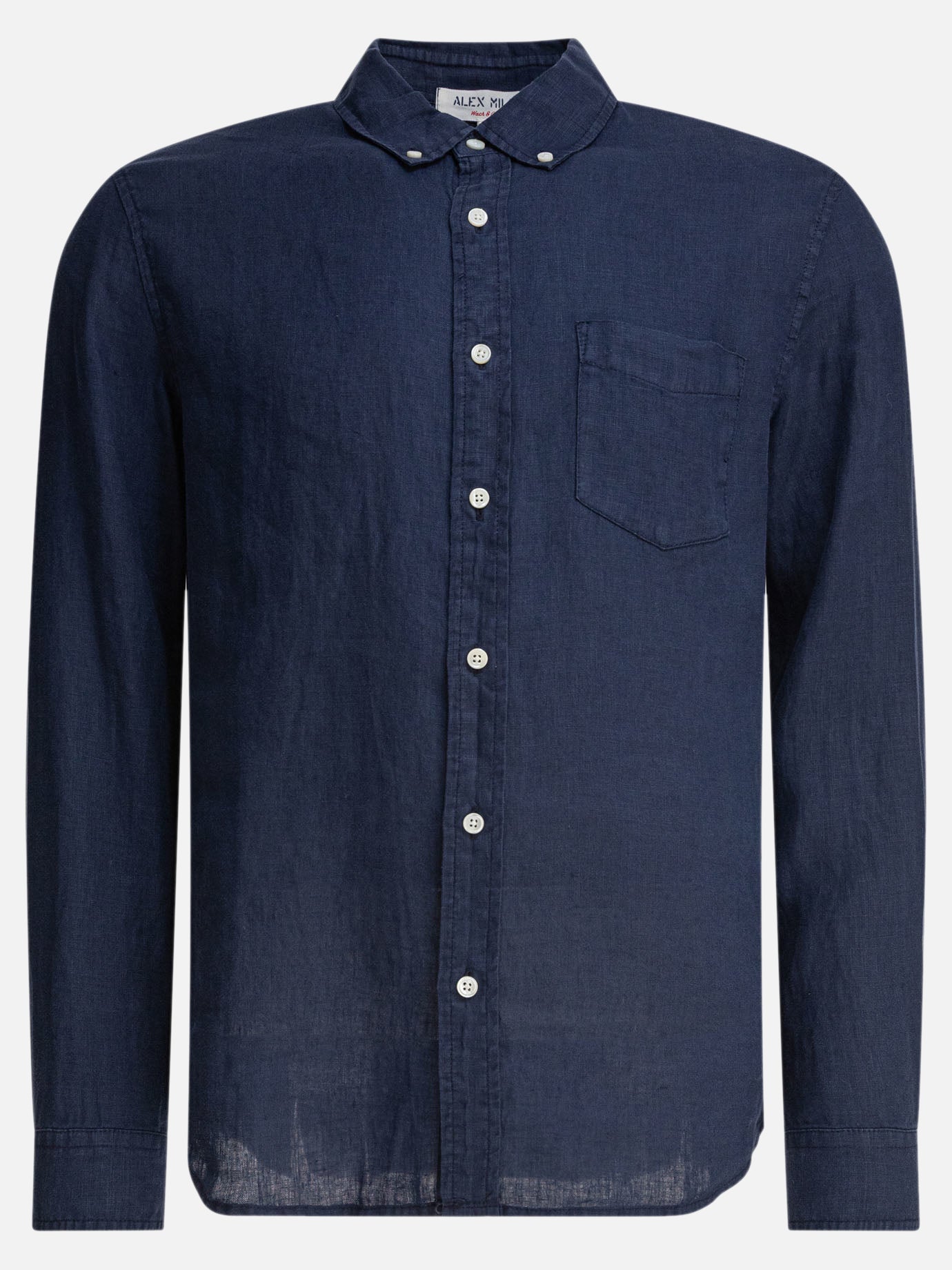 Camicie casual Solid colour  Blu - Alex Mill Uomo | PDP | VIETTI Online Store | thumbnail