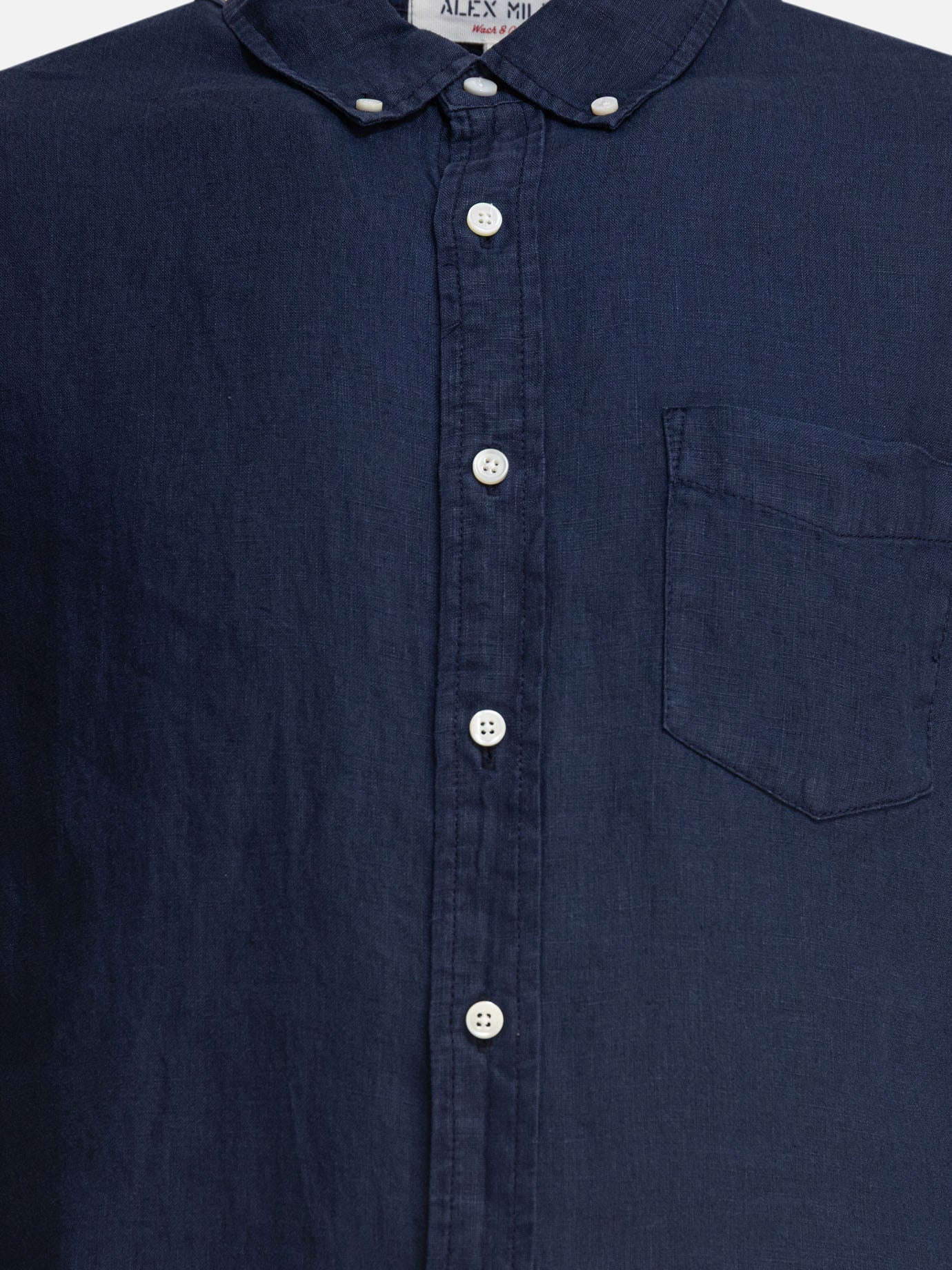 Camicie casual Solid colour  Blu - Alex Mill Uomo | PDP | VIETTI Online Store | Zoom-Modal_3
