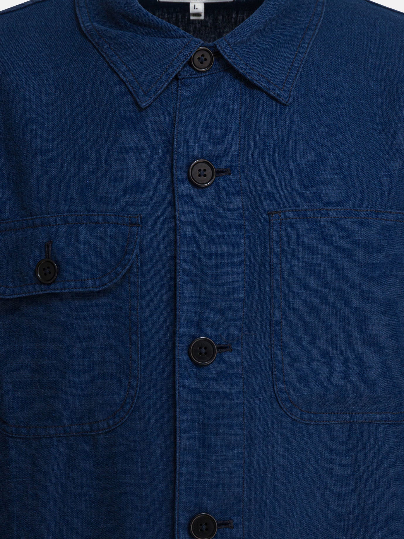 Overshirt jackets Solid colour  Blue - Alex Mill Men | PDP | VIETTI Online Store | Zoom-Modal_3
