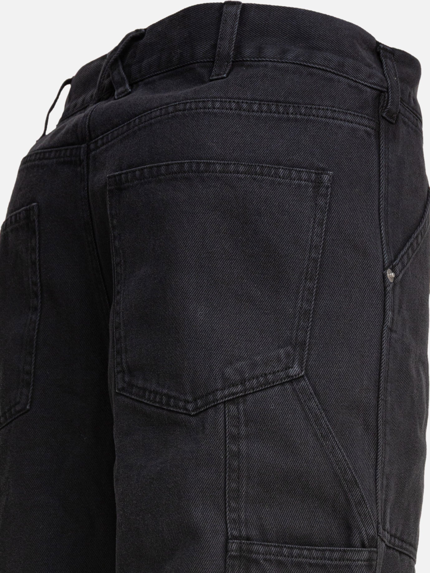 Pantaloni da lavoro Denim  Nero - Alex Mill Uomo | PDP | VIETTI Online Store | thumbnail_4