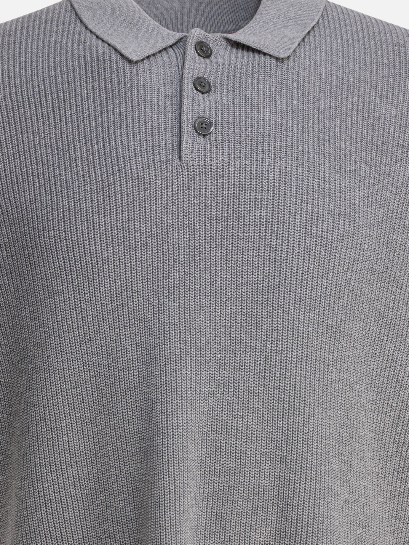 Polo shirts with buttons Solid colour  Grey - Alex Mill Men | PDP | VIETTI Online Store | Zoom-Modal_3
