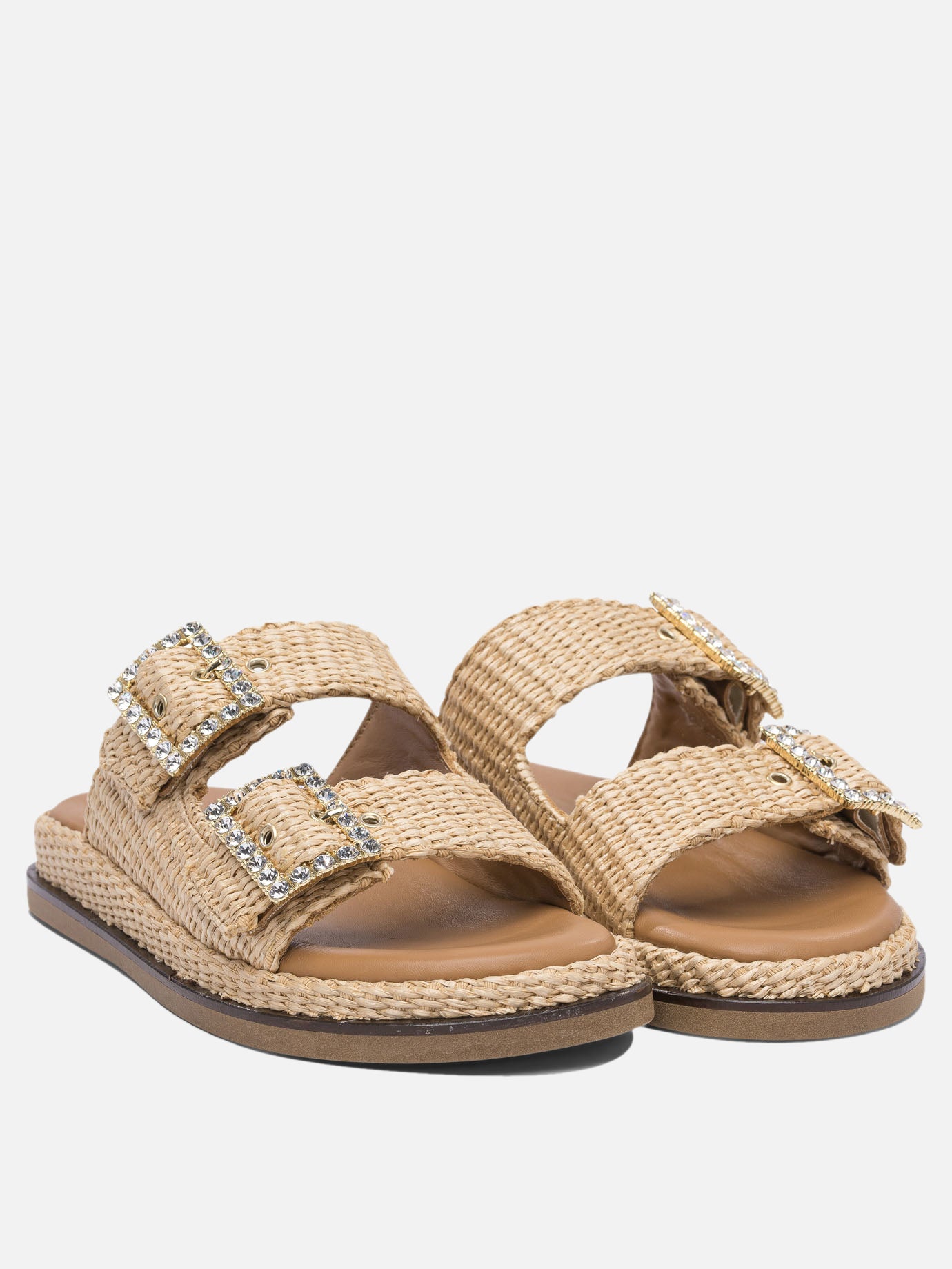 Sandali bassi 100% rafia - 100% rubber  Beige - Alibi Donna | PDP | VIETTI Online Store | Zoom-Modal_2
