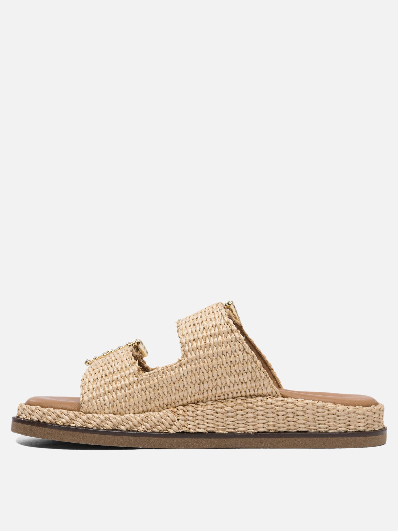Sandali bassi 100% rafia - 100% rubber  Beige - Alibi Donna | PDP | VIETTI Online Store | thumbnail_3