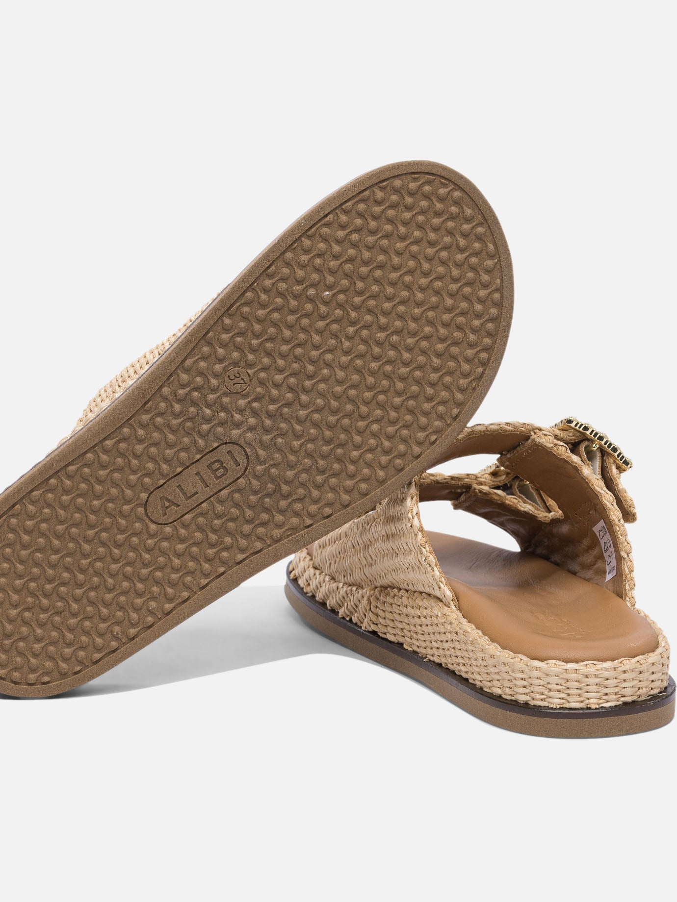 Sandali bassi 100% rafia - 100% rubber  Beige - Alibi Donna | PDP | VIETTI Online Store | thumbnail_5