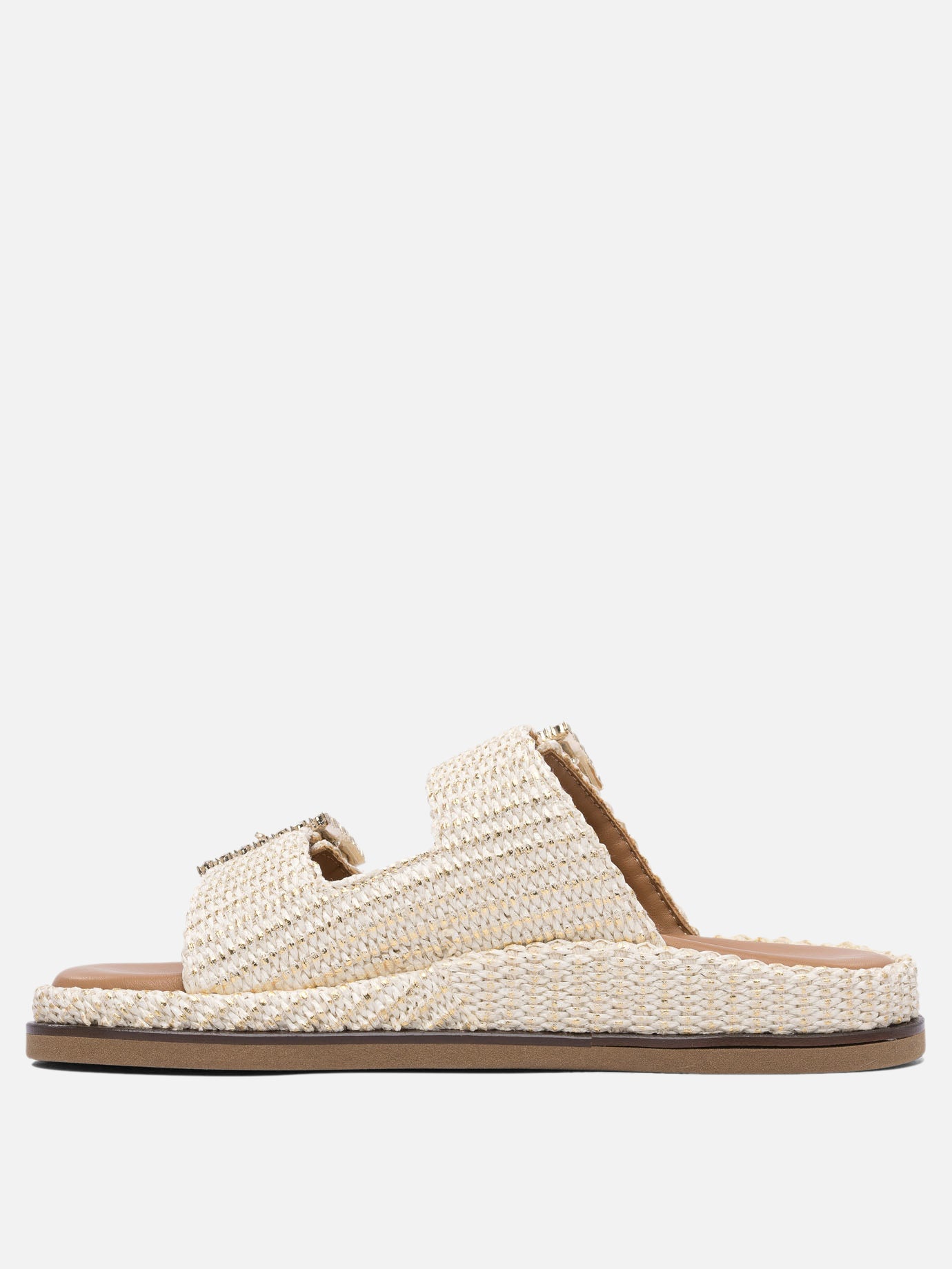 Sandali bassi 100% rafia - 100% rubber  Bianco - Alibi Donna | PDP | VIETTI Online Store | thumbnail_3