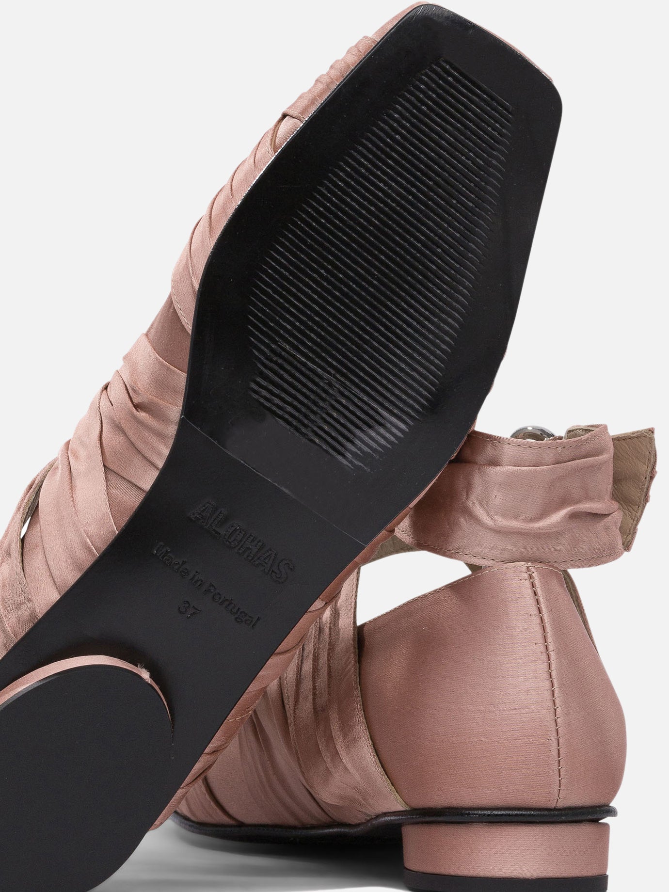 Ballerine classiche 60% polyethylene 40% recycled polyester - 100% cuerolite  Rosa - Alohas Donna | PDP | VIETTI Online Store | Zoom-Modal_5
