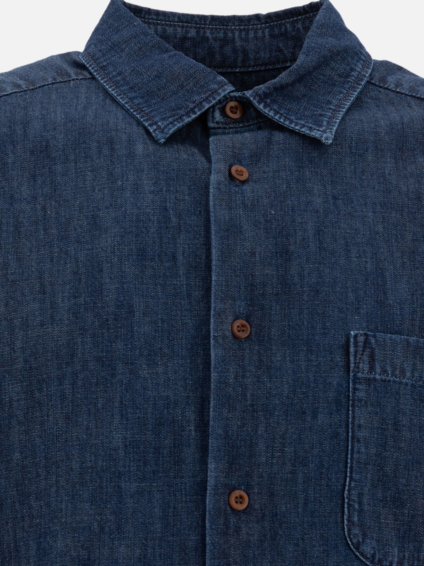 Camicie casual Denim  Blu - A.P.C. Uomo | PDP | VIETTI Online Store | Zoom-Modal_3
