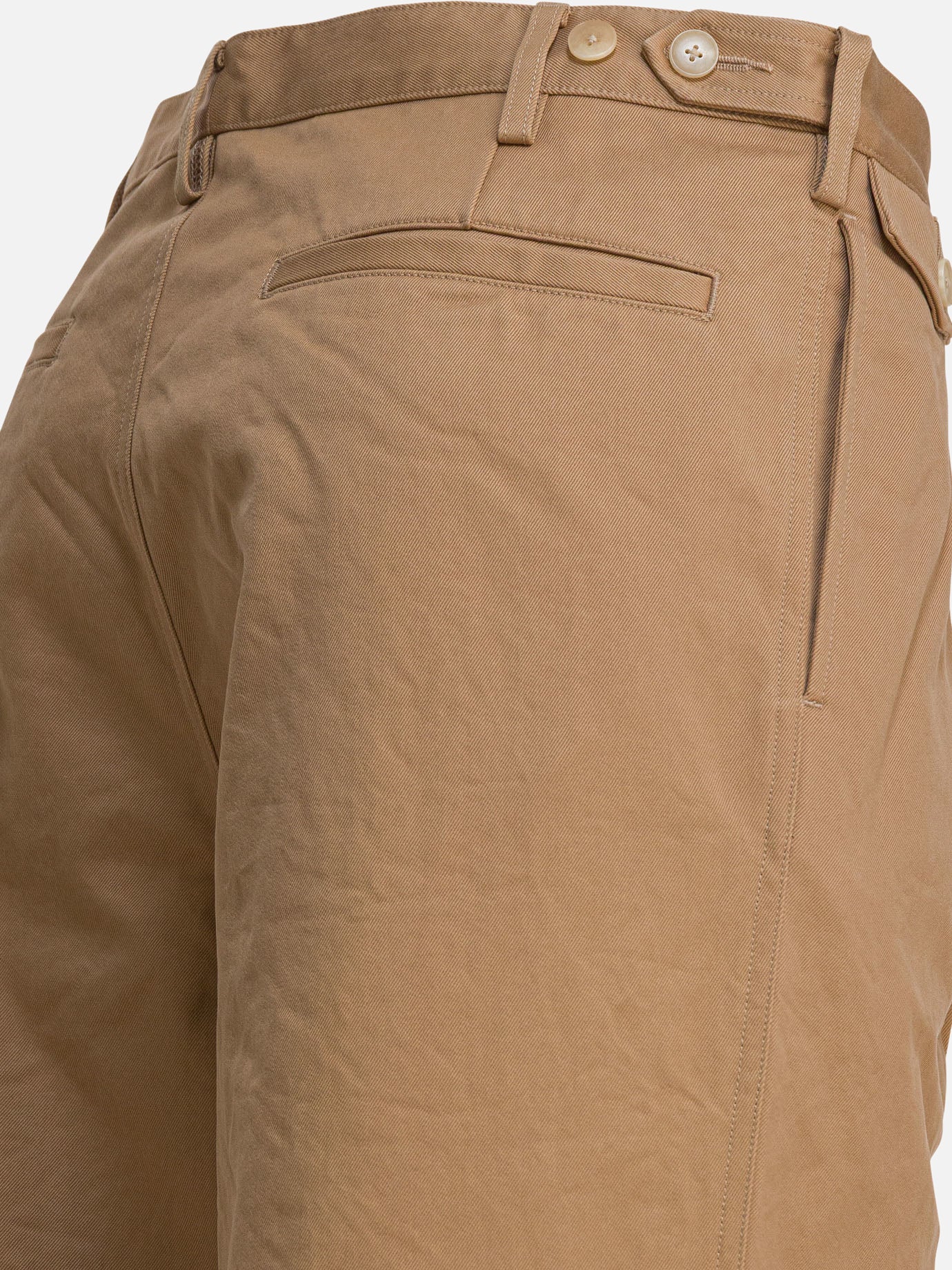 Leisure trousers Solid colour  Brown - Auralee Men | PDP | VIETTI Online Store | Zoom-Modal_4
