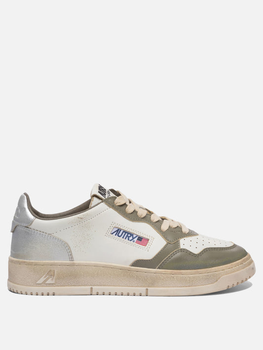 Sneaker basse 100% cow leather - 100% rubber  Verde - Autry Uomo | VIETTI Online Store 
